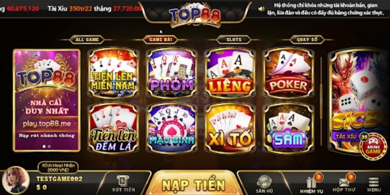 Kho tàng game đa dạng, hấp dẫn