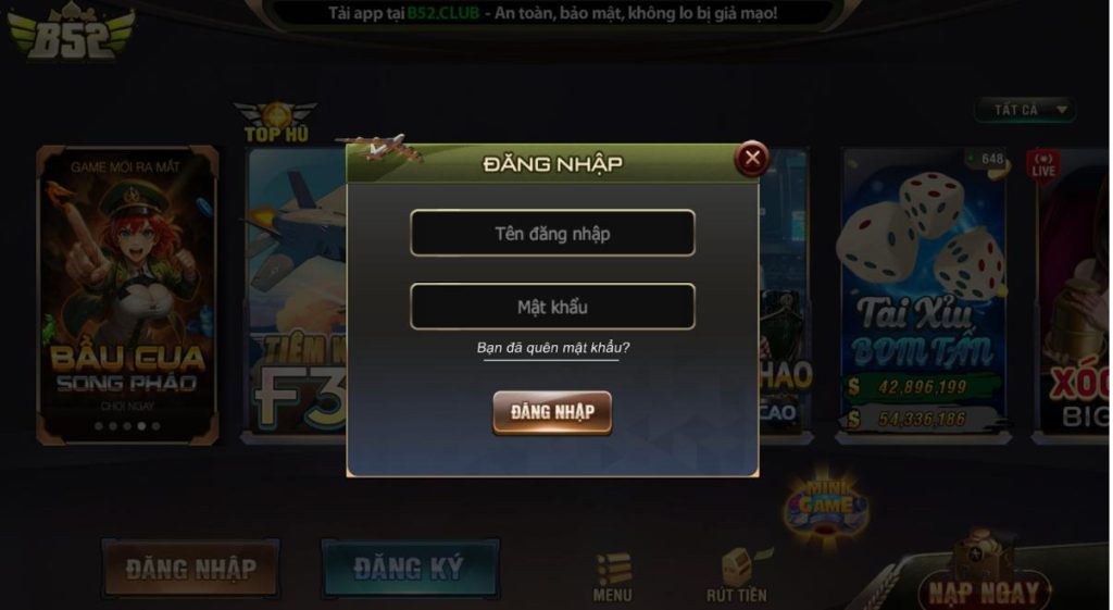 Hướng dẫn tham gia B52 Club chi tiết nhất