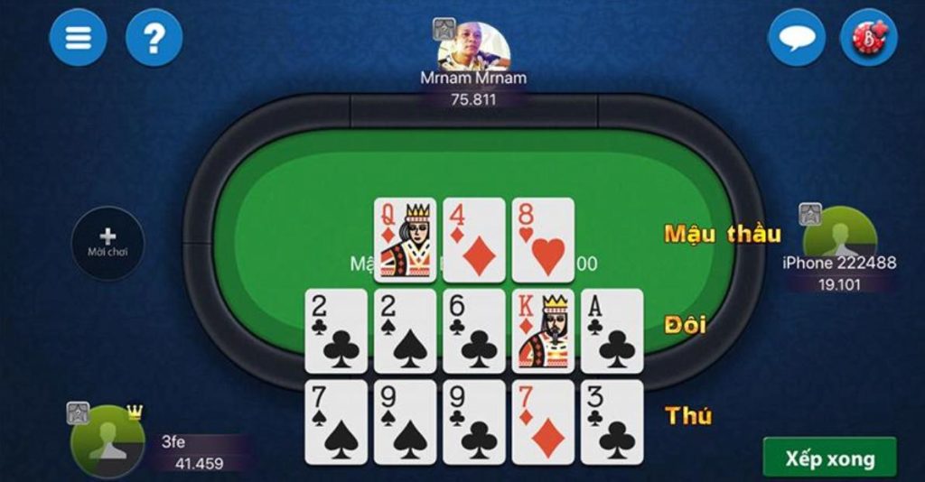 Các kinh nghiệm để sử dụng bài Thú trong game Mậu Binh 