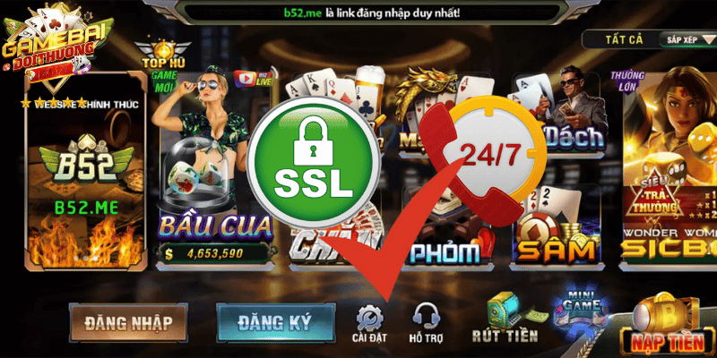 Người chơi nên ưu tiên các cổng game có tính năng bảo mật cao (SSL) và hỗ trợ khách hàng 24/7.