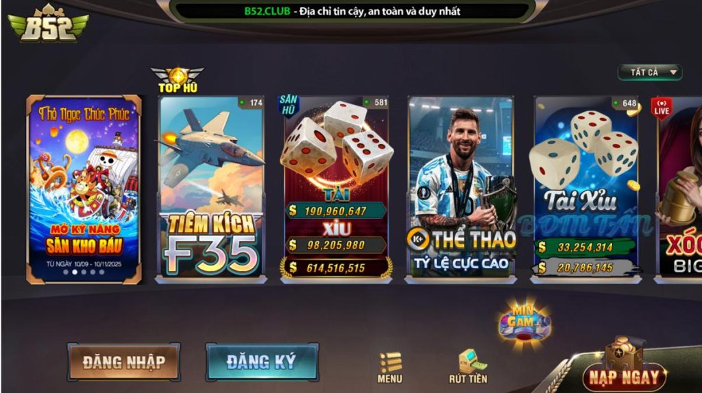 Các thông tin tổng quan về B52 Club