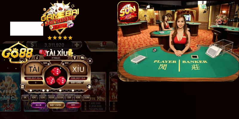 Trải nghiệm các sảnh game chủ lực: Tài Xỉu và Live Casino Baccarat tại các cổng game uy tín.
