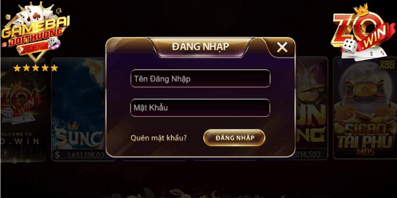 Chi tiết các bước đăng ký đăng nhập tại cổng game Zowin