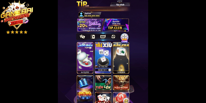  Giới Thiệu Tổng quan về cổng game bài đổi thưởng Tipclub