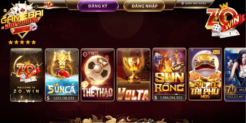 Những điểm nổi bật nhất tại cổng game Zowin