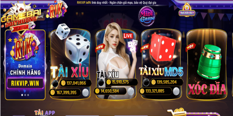 Rikvip sòng bài đẳng cấp ăn khách hiện nay
