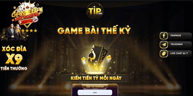 Tipclub - Sân Chơi Game Bài Đổi Thưởng Thế Kỷ Uy Tín