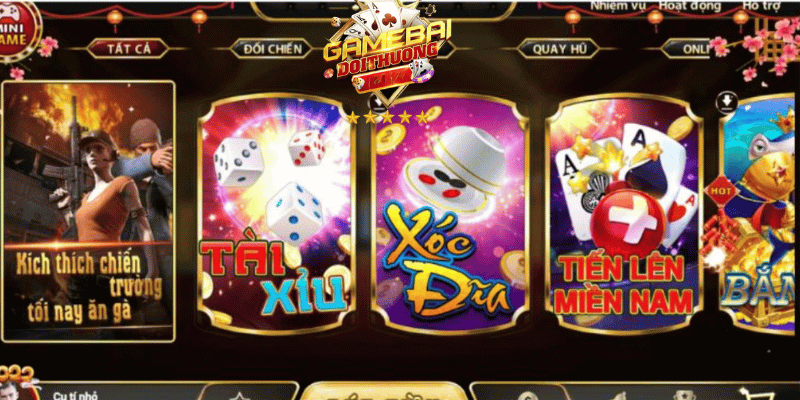 Tổng hợp các trò chơi tại sảnh game đánh bài đổi thưởng